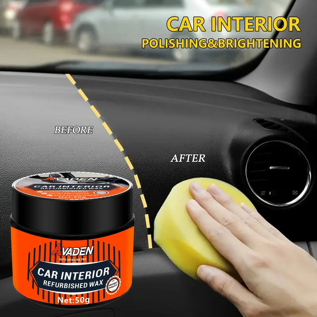 Greedy Tree Car Plastic Restorer Wax – Dashboard & Interior Polish