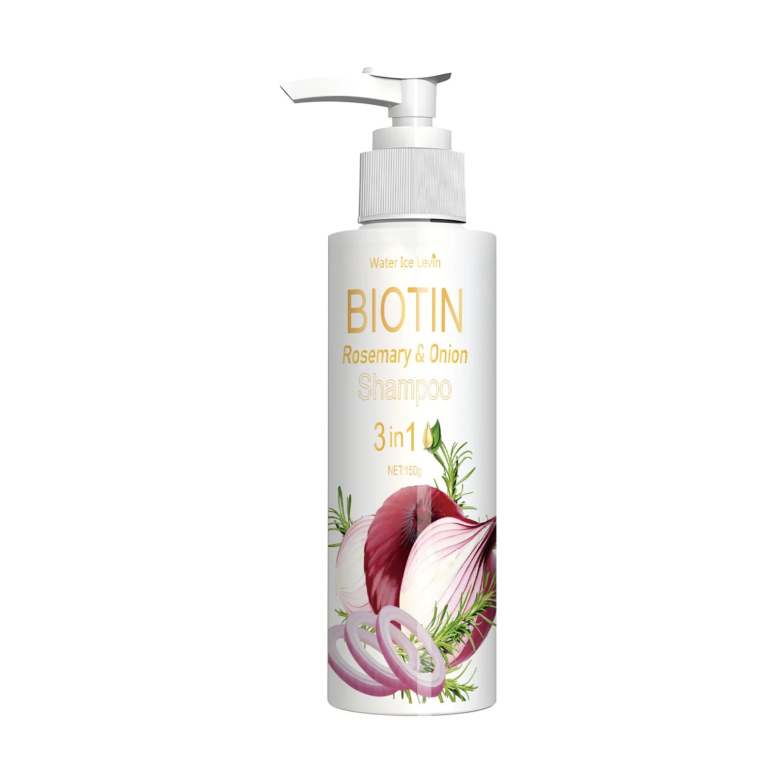 Biotin Rosemary & Onion 3-in-1 Shampoo – Anti-Thinning Hair Hair Growth Shampoo Oasis Select 1pcs