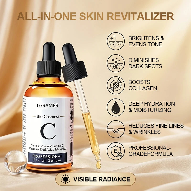 Vitamin C Face Serum – Dark Spot, Hyaluronic Acid & Pore Care