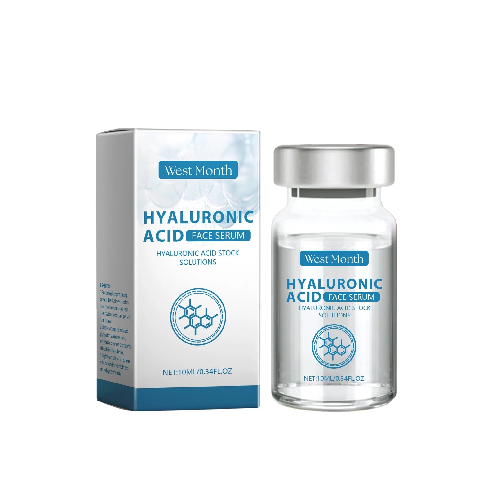 Hyaluronic Acid Facial Serum Deeply Moisturizing Lighten Shrinking Pores Improve Dryness Nourishing Smooth Repair Skin Essence Oasis Select 10ml