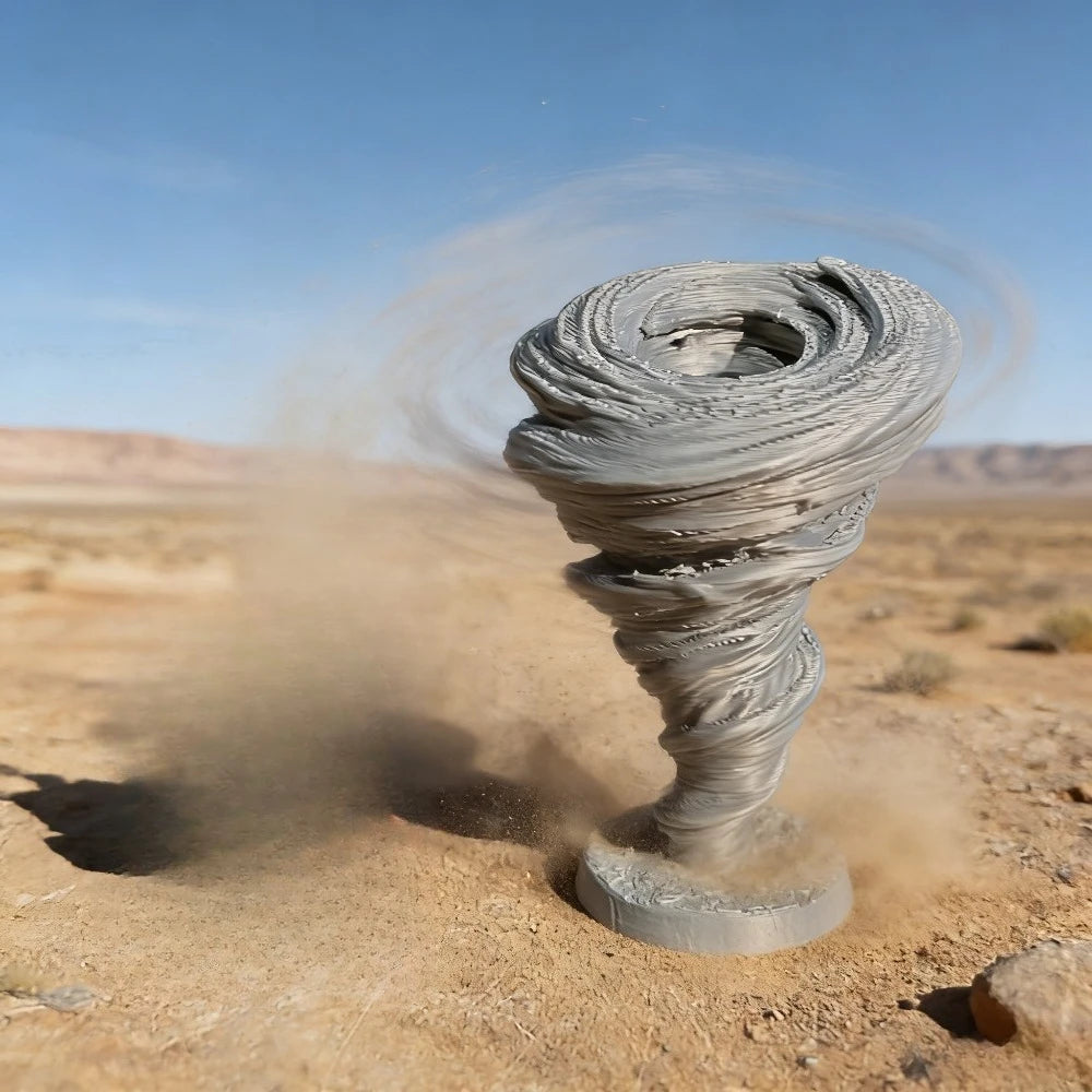 Fantasy RPG Wind Elemental Miniatures Ornaments Cool Vortex Model DIY Paintable Tabletop Games Terrain Mini Dioramas Decoration Oasis Select
