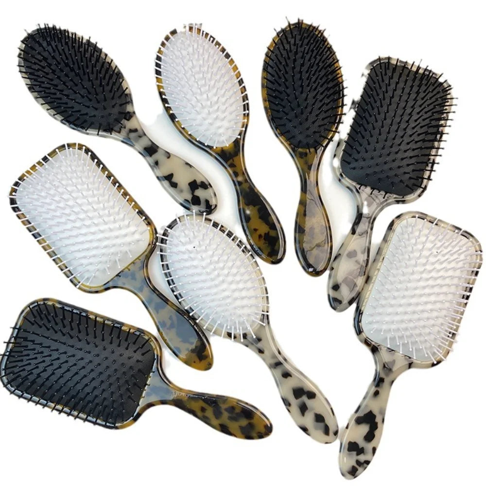 Oval Air Cushion Hair Brush – Boar Bristle Scalp Massage Comb