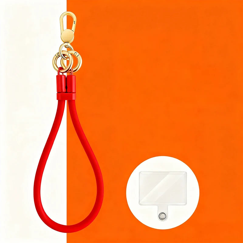 Adjustable Universal Silicone Wrist Strap Phone Case Women's Handheld Keychain Durable Outdoor Bapa Chain Portable USB Oasis Select A7