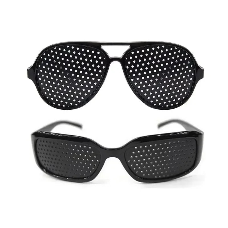 1/4PCS Anti-myopia Astigmatism Glasses Vision Correction Fatigue Pin Hole Glasses With Holes For Men Women Eyesight Improvement Oasis Select B-C