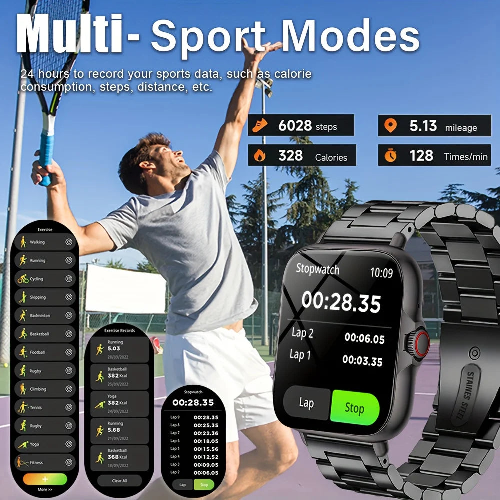 ERUN Smart Watch 1.83" Touchscreen – Call, Sports & Weather