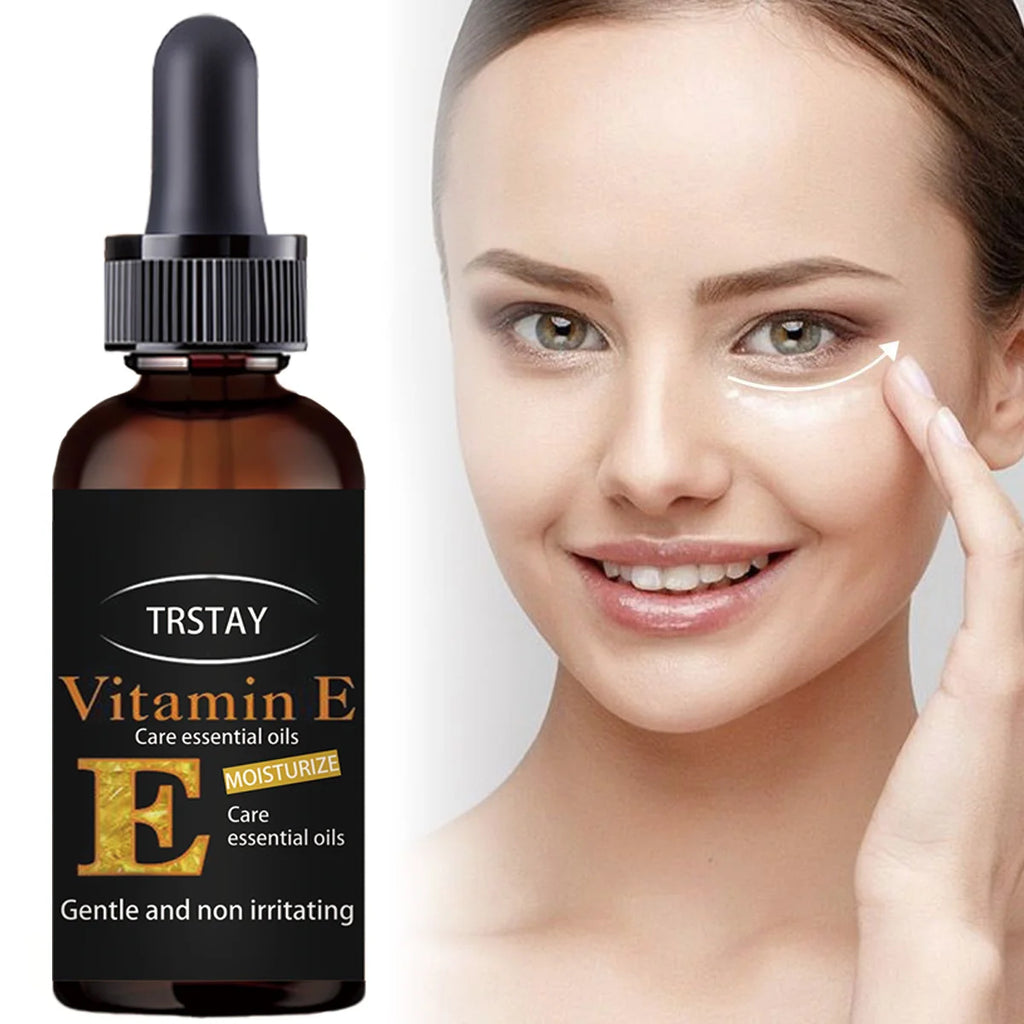 Eye essence, vitamin E, essence, fade wrinkles, dark circles, brighten skin, eye care essence Oasis Select 5ml