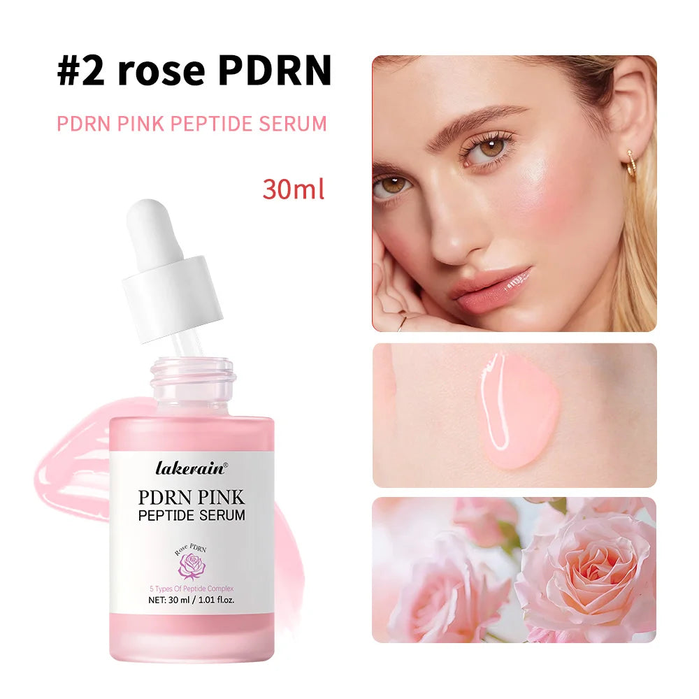 PDRN Pink Peptide Serum – Salmon DNA Hydrating Korean Skincare Face Serum Oasis Select 2Rose PDRN China Mainland