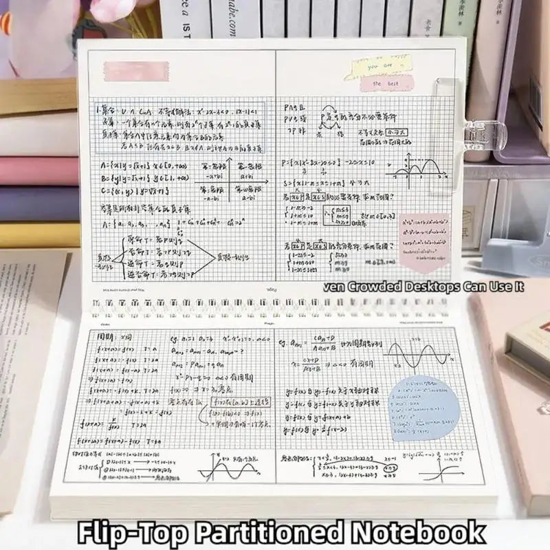 B5 60 Sheets Coil Notebook Portable Thickened Paper Multi-Functional Notepad for College Exam Revision Notes Oasis Select