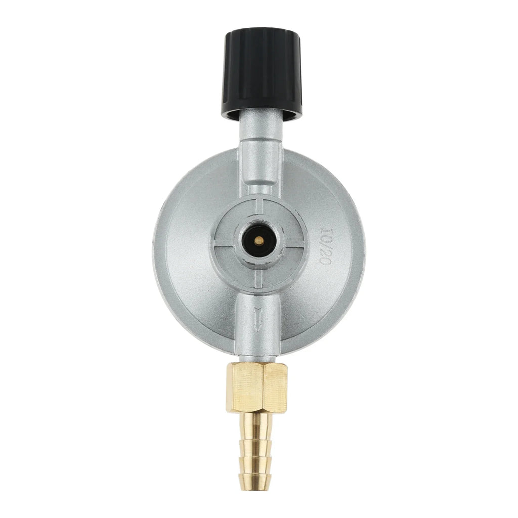 Disposal Bottle Valve Adjustable Flow Low Pressure Propane Regulator 9.5mm Barb Hose Connection Connect Stove Grill Assembly Oasis Select