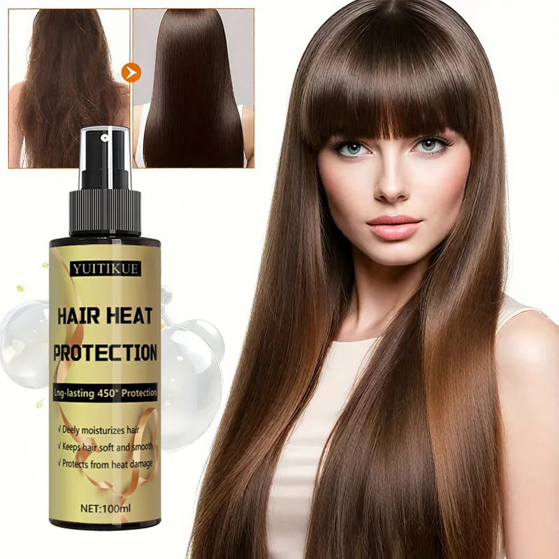 YUITIKUE Silk Care Heat Protection Spray – Curly Hair 100ml
