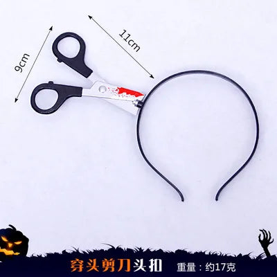 Halloween Scary Headbands for Adults, Blood Headpiece for Halloween Costumes Hair Accessories, Funny Headwear Toys Party Cosplay Oasis Select JD1