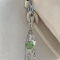Transparent Keychain Cute Wind Chime Pendant Keyring Mobile Phone Lanyard Kawaii Bag Decorative Accessories Home Decorations Oasis Select A2