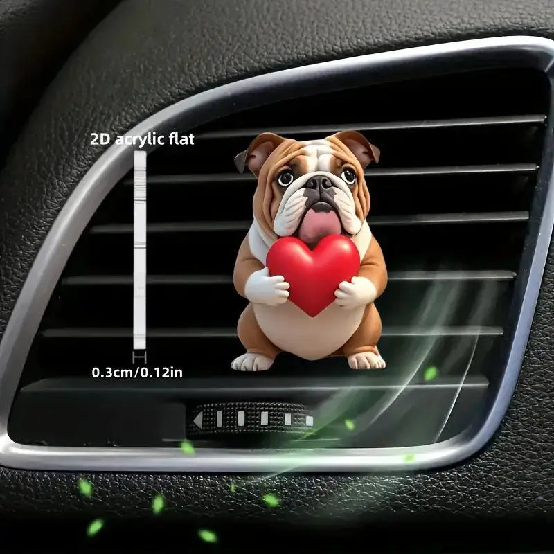 Acrylic Car Vent Clip Aromatherapy Air Freshener Holder 2D Decorative Clip For Car AC Vents Oasis Select A15
