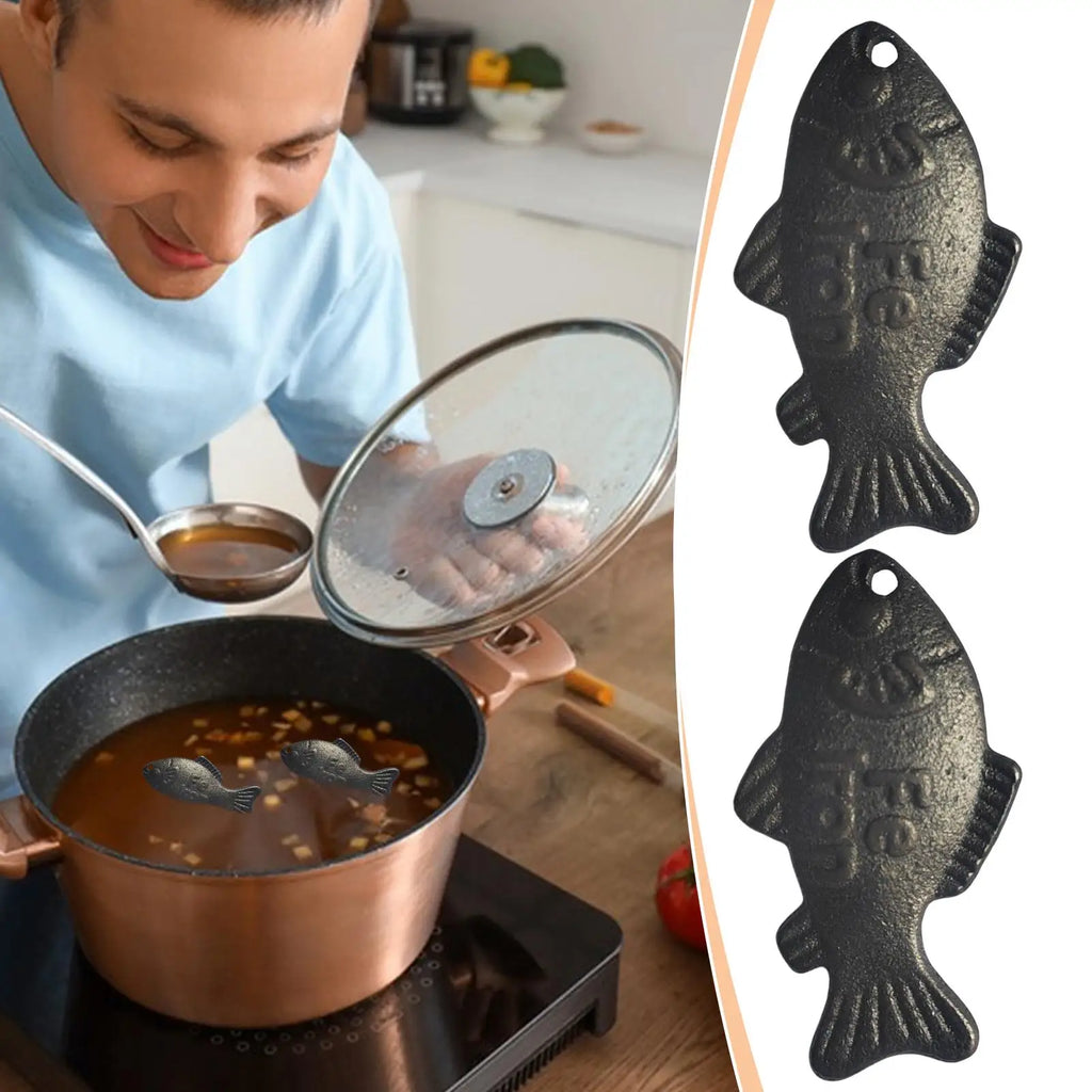 Reusable Iron Fish 2 Pack A Natural Source of Iron to Reduce The Risk of Deficiency Safe Cooking Tool Kitchen Accessories Oasis Select