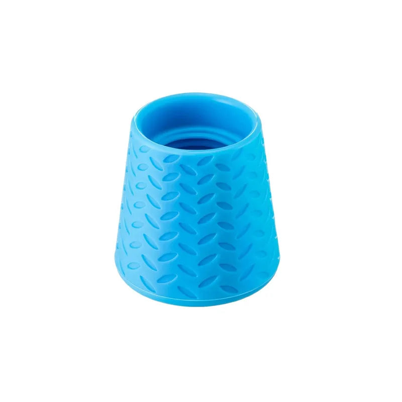 Portable Pet Shower Head - Adjustable Silicone Bath Sprayer for Dogs and Cats, Gentle Water Flow for Outdoor & Indoor Pet Oasis Select Blue