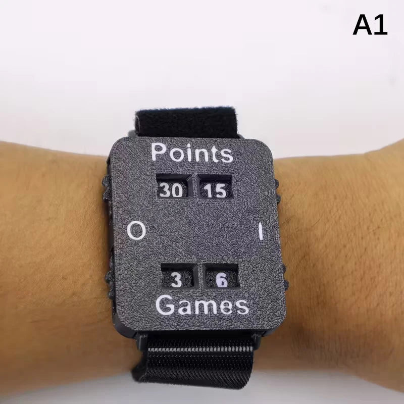 New Portable Cricket/Tennis/Padel Scorer Wristband Instant Score Tracker No Memory Loss Suitable For Coaches, Referees, Players Oasis Select A1
