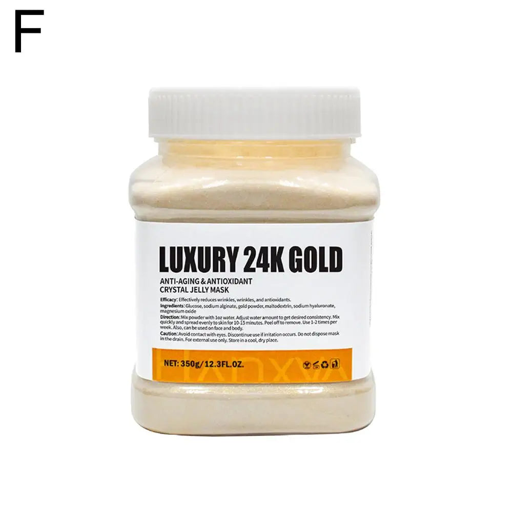 Gold Crystal Jelly Mask Powder 350g | Brightening & Hydrating Jelly Face Mask Oasis Select F