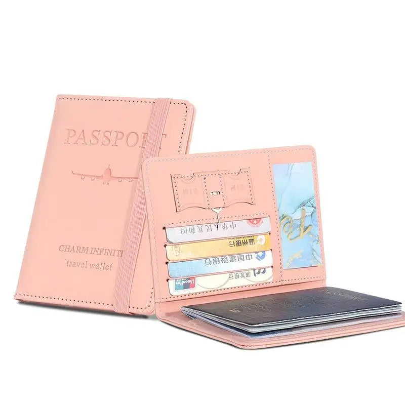 Waterproof PU Leather Passport Holder & Travel Wallet Passport Wallet Oasis Select Pink