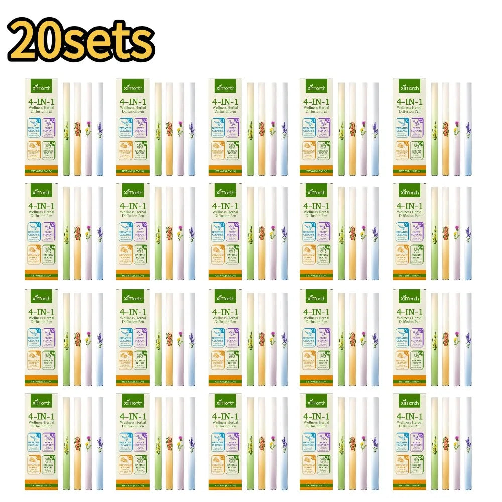 Herbal Diffuser Bar – Mullein, Thyme, Mint & Green Tea Herbal Aromatherapy Bar Oasis Select 20pcs