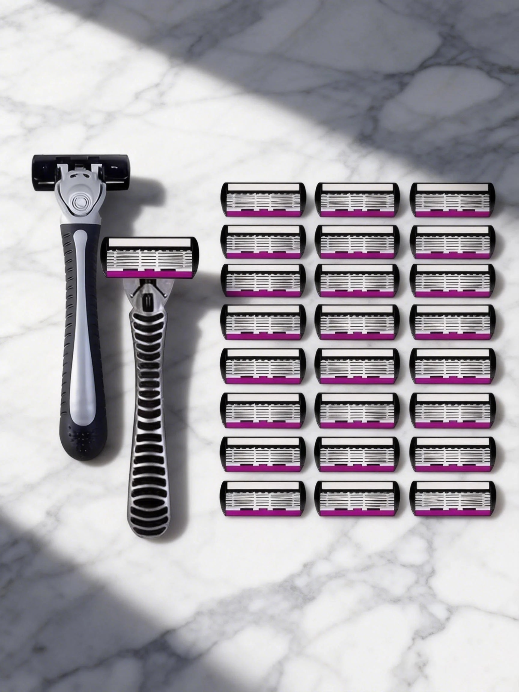 High Quality Man Safety Razor Blade 6 Layer German Stainless Steel Shaving Cartridges Compatible Mach Shaver Oasis Select 2Handle24
