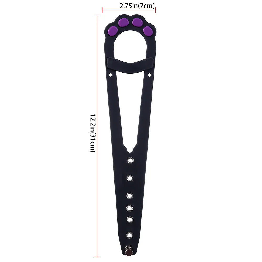 Pet Cat Door Holder Latch Prevents Dogs From Entering Plastic Adjustable Elastic Gate Lock Flex Latch Strap Keep Dog Out Oasis Select Black 1pcs