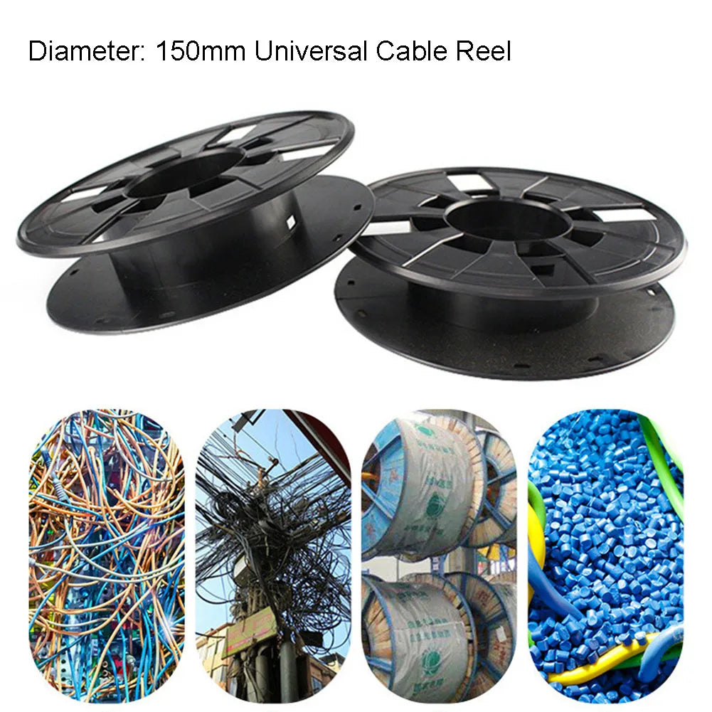 150mm Musical Instruments Cable Wire Wrap Reel Drum For Christmas Lights Rope Leads Cables 3D Printers Filament Cable Reel Oasis Select