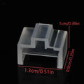 2Pcs AT3600L Stylus Transparent Protective Case Plastic Dust Cover For Vinyl Phonograph Turntable Needle Accessories Oasis Select 2Pcs