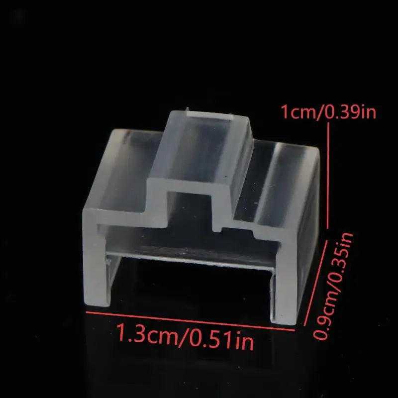 2Pcs AT3600L Stylus Transparent Protective Case Plastic Dust Cover For Vinyl Phonograph Turntable Needle Accessories Oasis Select 2Pcs