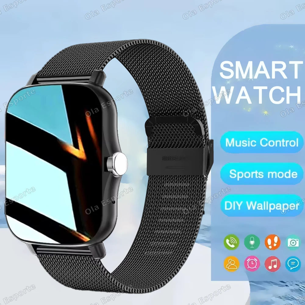 Ola Esporte HW12 Smartwatch – BT Calling, HD Screen & Health Monitor