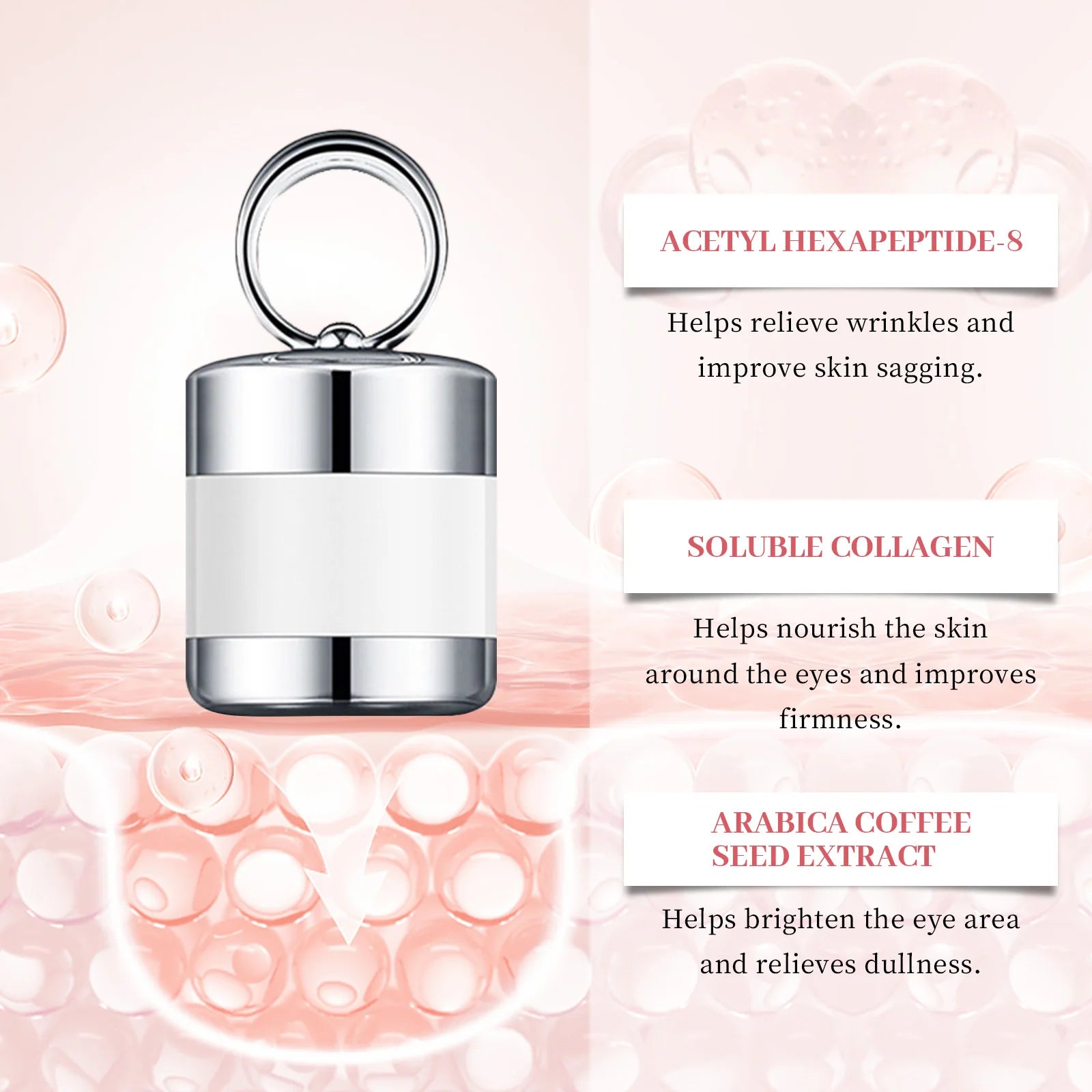 Jaysuing Electric Eye Cream Accelerate Absorption Moisturize Skin Fade Dark Circle Reduce Crow's Feet Automatic Roller Eye Serum Oasis Select
