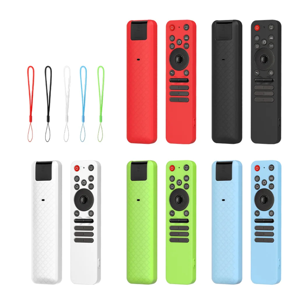TV Remote Control Cover Silicone Lightweight Shockproof Anti-Slip Scratch Resistant Protective Cover For LG MR25GA Remote Case Oasis Select