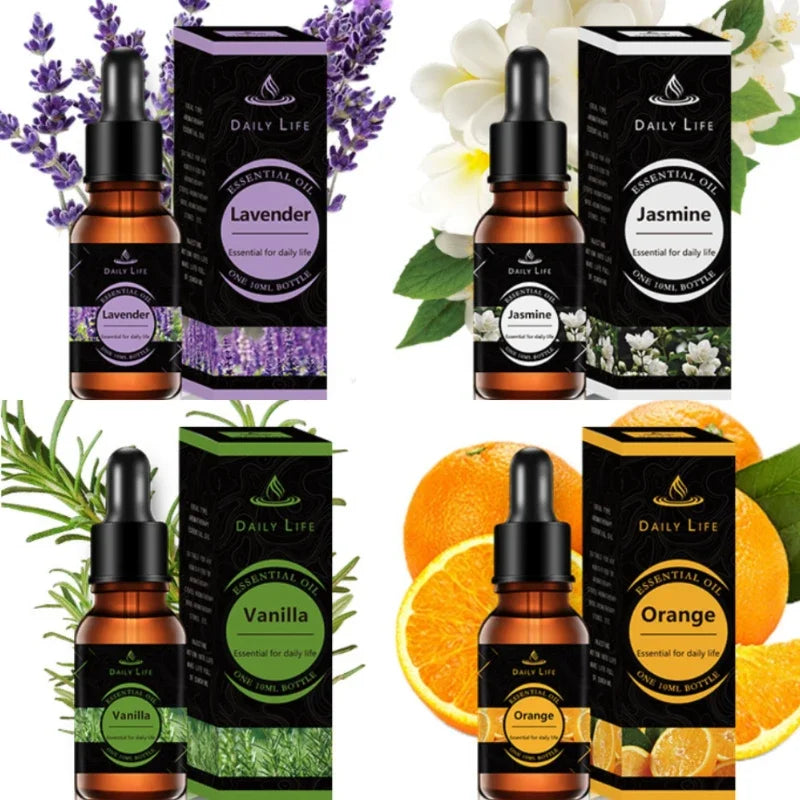 4PCS*10ml Essences Kit for Aromatherapy Machine Diffuser and Hydrosoluble Environment Humidifier Oasis Select A 10ml