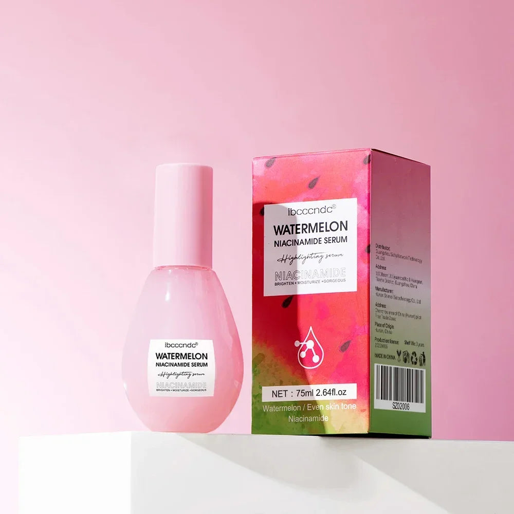 Watermelon Niacinamide Serum & Makeup Primer – Dewy Glow