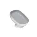 1Pcs Bathroom Soap Dishes Holder Self Draining Soap Box with Super Suction Portable Soap Container for Bathroom Accessories Oasis Select Gray