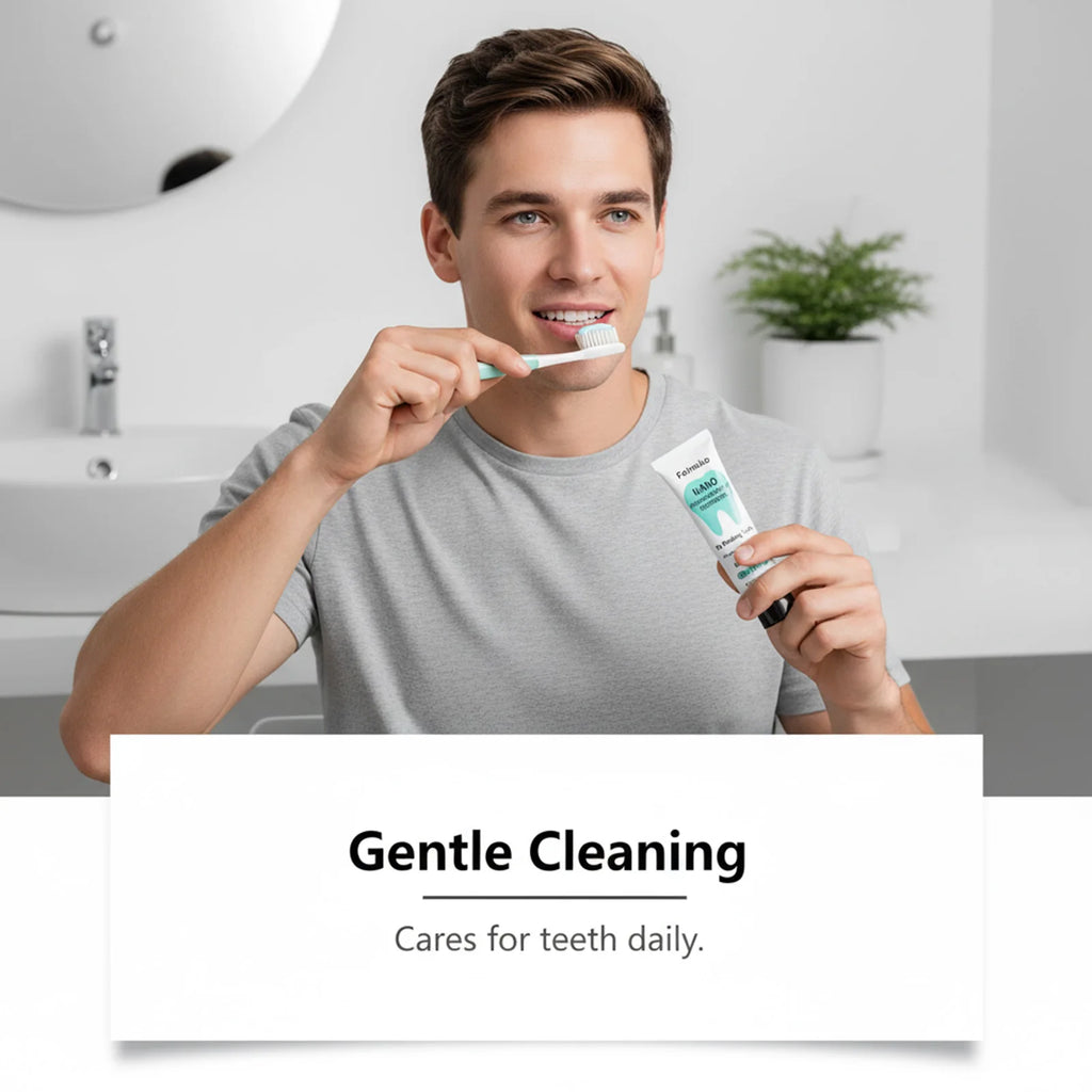 Mint Toothpaste Gentle Formula Daily Teeth Cleaning Long-Lasting Fresh Breath Oral Care Sensitive Gums Friendly Oasis Select