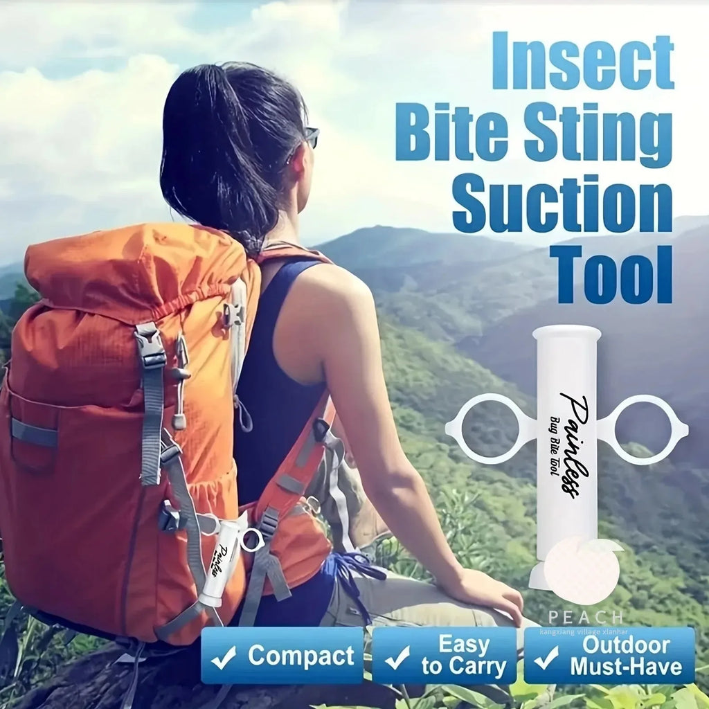 Suction Tool, Remover - Bug Bites And Bee/Wasp Stings, Natural Insect Bite Relief, Chemical Free Single Oasis Select