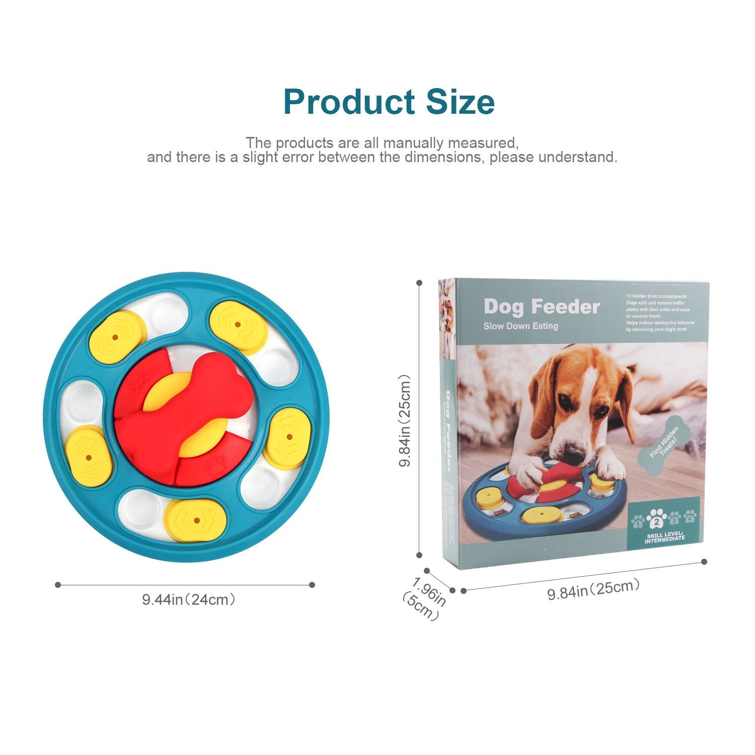New Pet Toy Rotating Feeding Toy, Slow Food Bowl, Dog Turntable, Chewy Training, and Educational Dog Toy Oasis Select