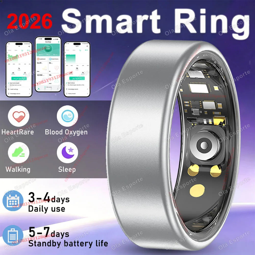 Ola Esporte Smart Ring – Heart Rate, Sleep & SpO₂ Tracker