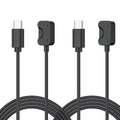 2-Pack Samsung Galaxy Watch Fit 3 USB-C Replacement Charger Smartwatch Charger Oasis Select Black Type C