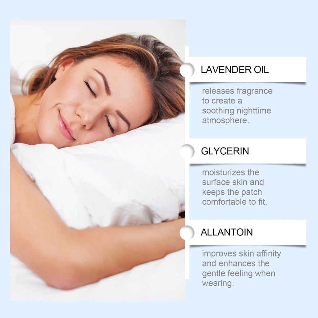 Sleep Care Patches | Natural Daily Gentle Nighttime Soothing Care for Peaceful & Restful Sleep, Convenient Portable Design Oasis Select