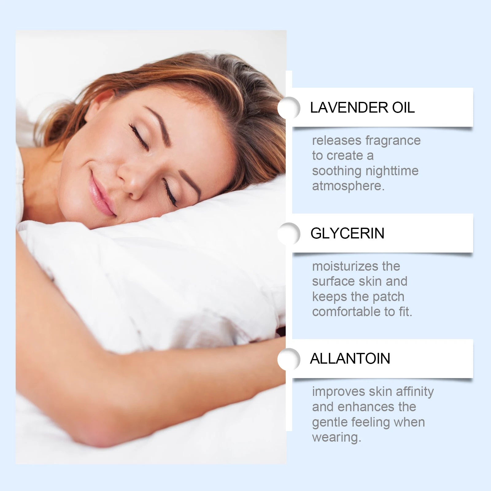 Sleep Care Patches | Natural Daily Gentle Nighttime Soothing Care for Peaceful & Restful Sleep, Convenient Portable Design Oasis Select