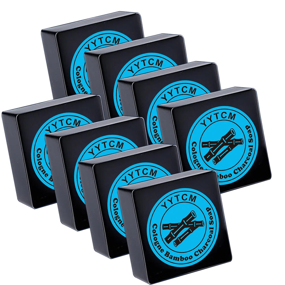 Men's Care Cologne Bamboo Charcoal Soap - Deep Clean & Bath Soap, Cleansing Face Soap Freshness 65G/Pc-1Pc Oasis Select 8Pcs 65g