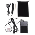 Eyelash Extension Lamp Lash Light with Foot Pedal 5W Fast Curing 395 to 400nm Safe Aluminum Alloy for Eyelash Extension Nail Art Oasis Select black