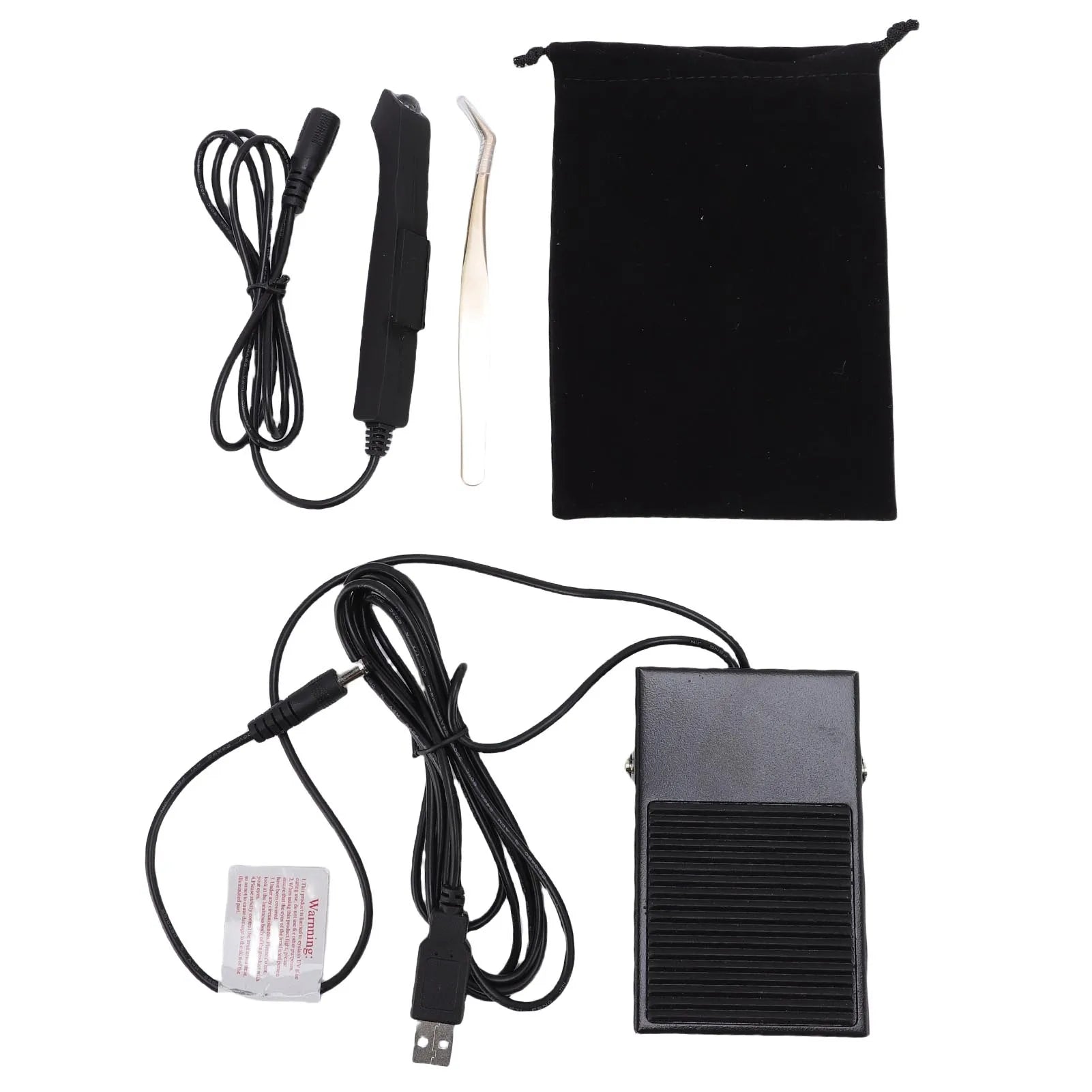 Eyelash Extension Lamp Lash Light with Foot Pedal 5W Fast Curing 395 to 400nm Safe Aluminum Alloy for Eyelash Extension Nail Art Oasis Select black