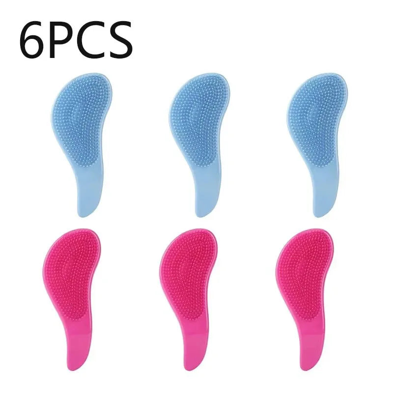 3/6Pcs Comb Anti-static Massage Hair Brush Tangle Detangle Air Cushion Hair Brush Comb Salon Barber Hair Styling Tools Oasis Select 6PCS MIX 5