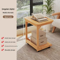 Multi-functional Coffee table removable flip mini sofa side table storage rack bedroom bedside table with wheels Oasis Select CG-YM-40CM
