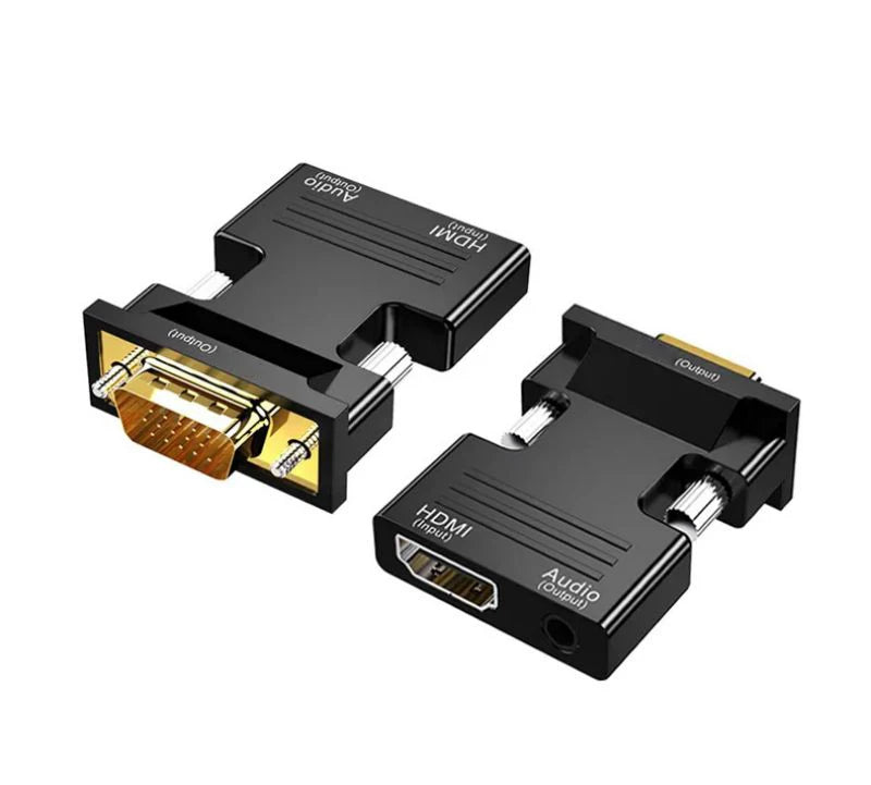 Seamless Audio and Video Connection with Compatible Female to VGA Compatible Male Converter and 3 5mm Audio Cable Oasis Select
