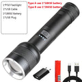 POCKETMAN XHP50 LED Tactical Flashlight – Rechargeable Torch