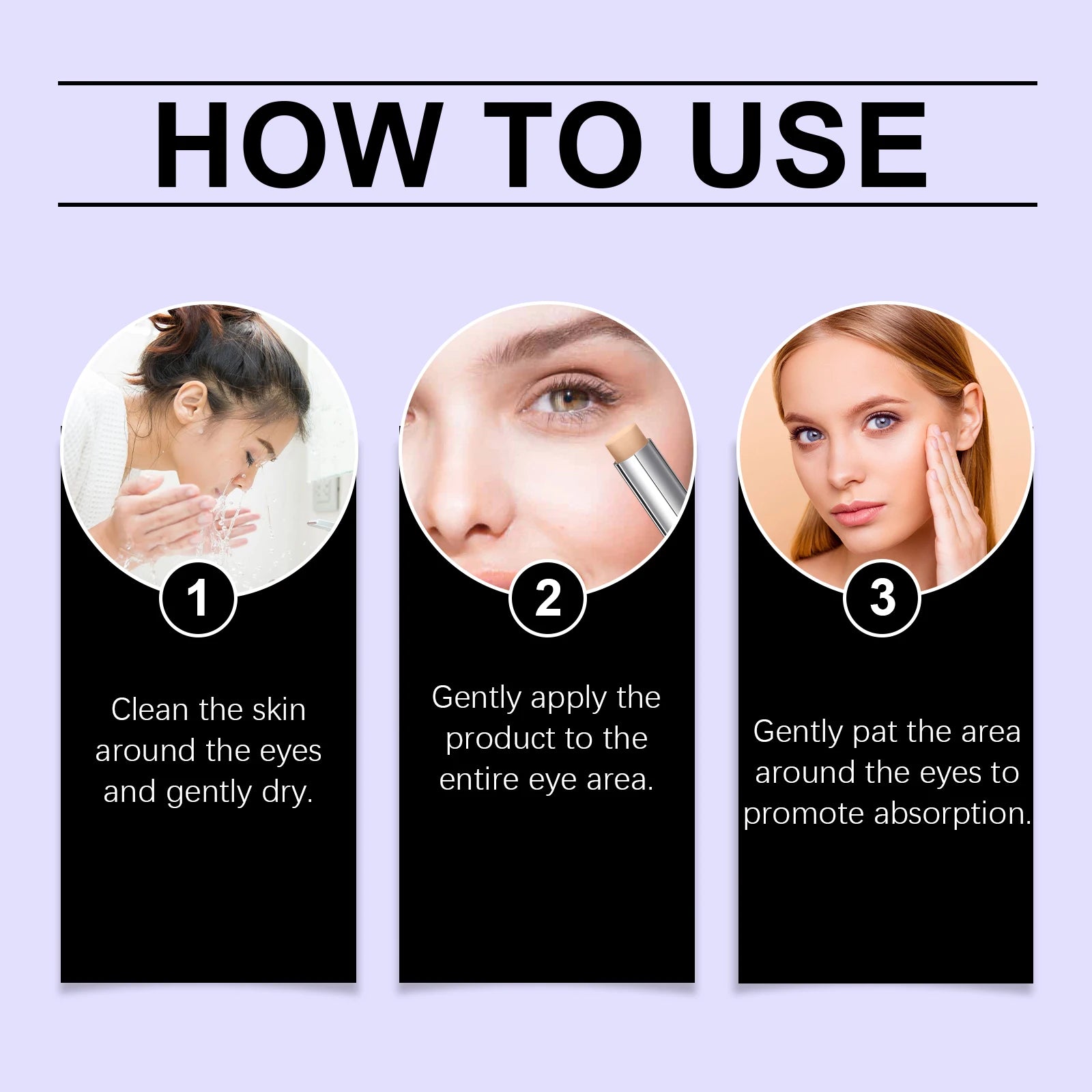 Retinol Eye Cream Stick Daily Moisturizing Long-lasting Hydration Soothing Eye Discomfort Nourishing Care for Surrounding Skin Oasis Select