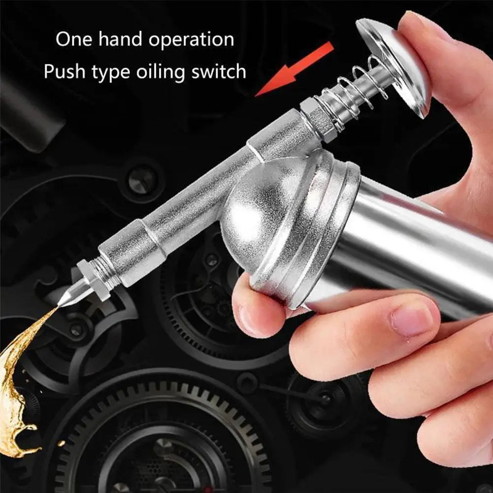 80cc Capacity 1000PSI Output Pressure Oiler Mini Bicycle Grease Gun Machine Handheld High Pressure Oiler Hand Tools Repair Tools Oasis Select